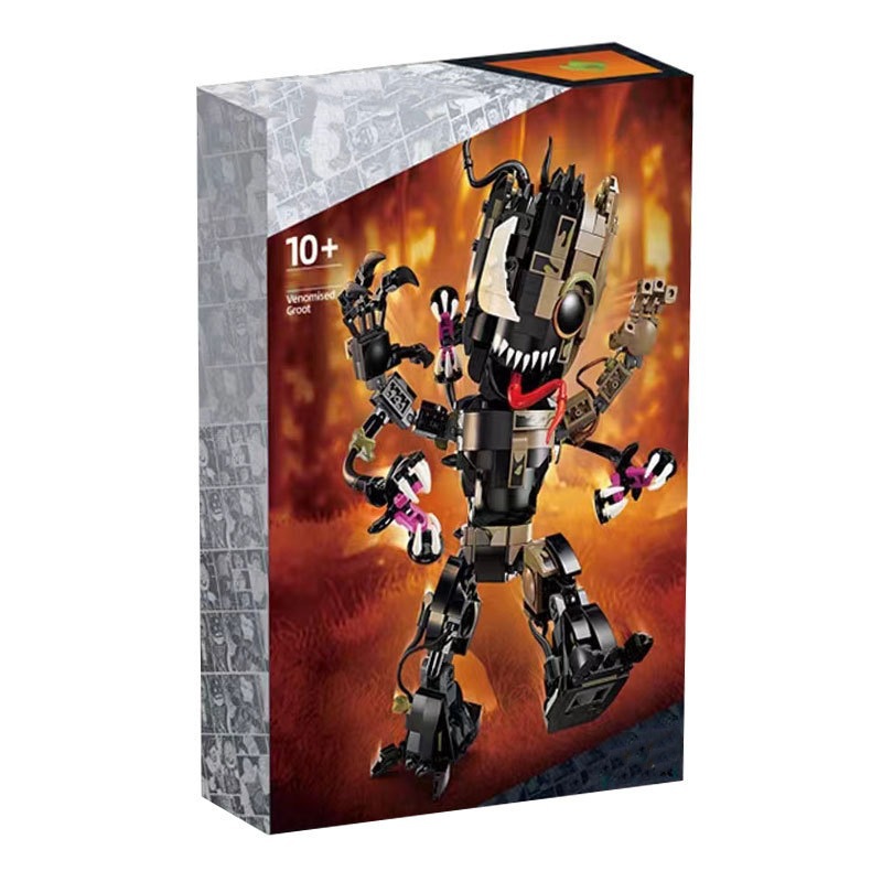 Cross-border 67008 Avengers hero Galaxy guard poison Grut boy assembled building blocks toy wholesale