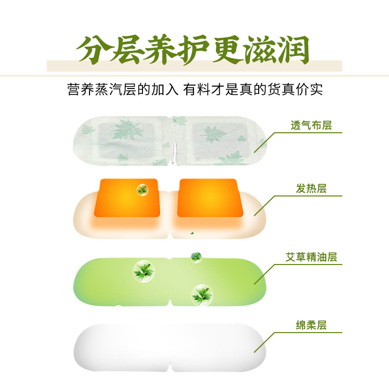 艾草蒸汽眼罩自发热眼罩热敷发热眼贴缓解眼干眼涩眼疲劳工厂批发|undefined
