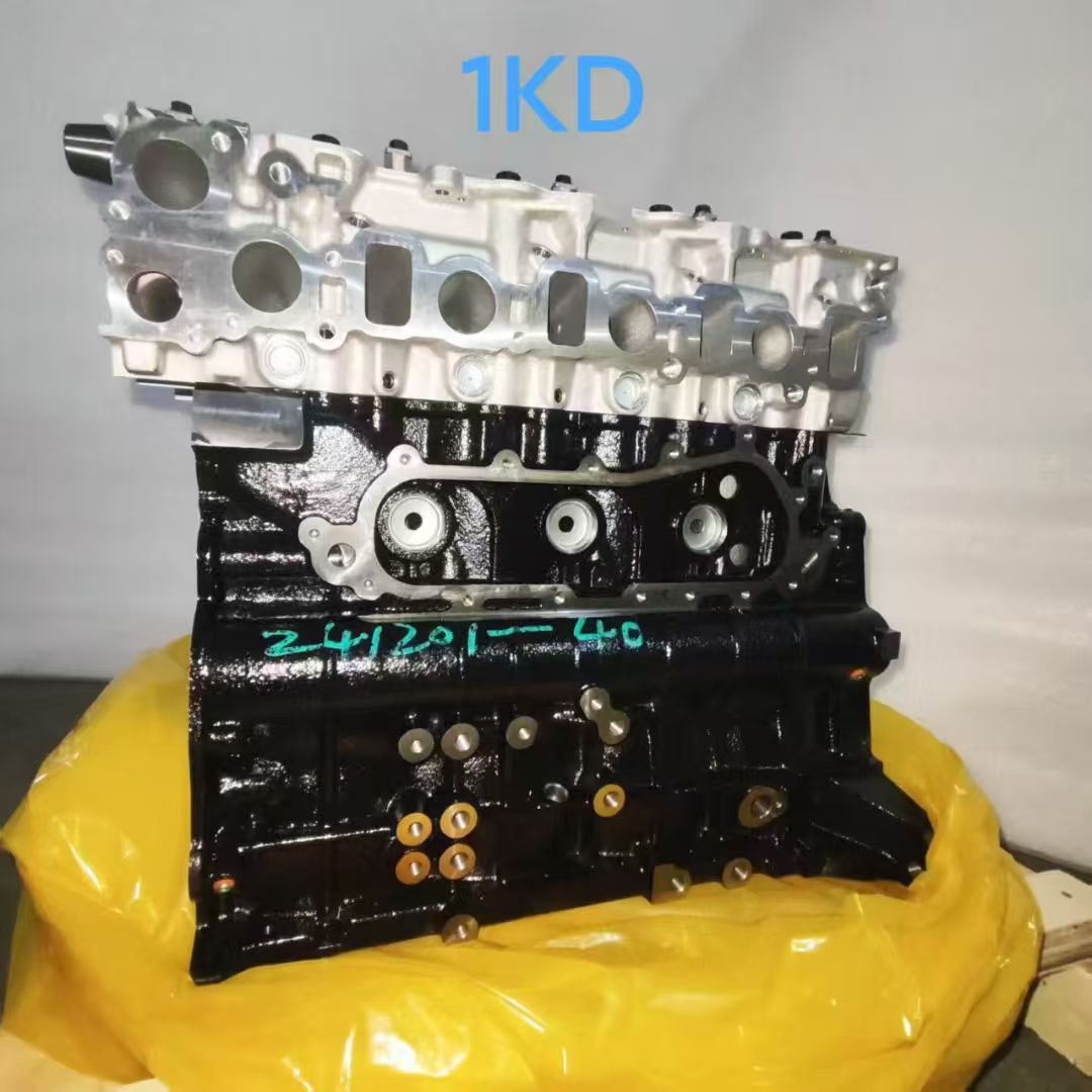 1Kd-2Kd Toyota Prado Hilux Overbearing 3.0t Diesel Version Basic Machine New Cylinder Head and Cylinder Block