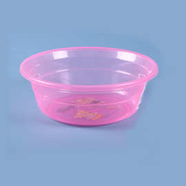 洗脸盆家用塑料加厚大小号透明脸盆洗菜盆子洗衣盆塑料盆子迷你