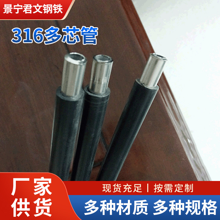 厂家供应316L材质不锈钢多芯管 气动液动控制检测系统高温多芯管
