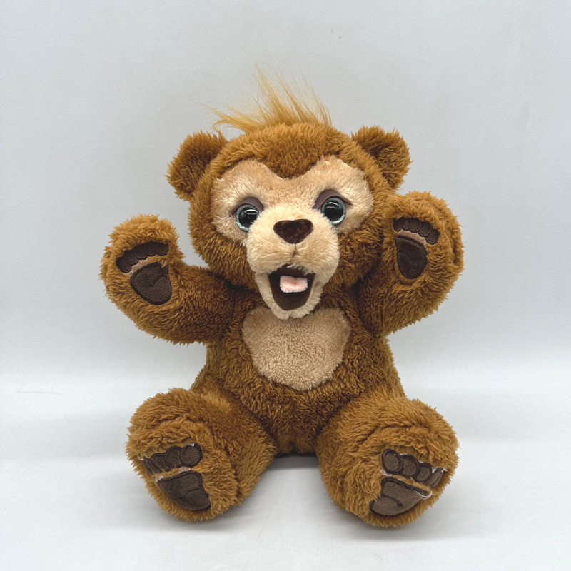 Genuino oso muñeca mascota amigo peluche curioso oso peluche mascota pequeño Tigre juguete Niña
