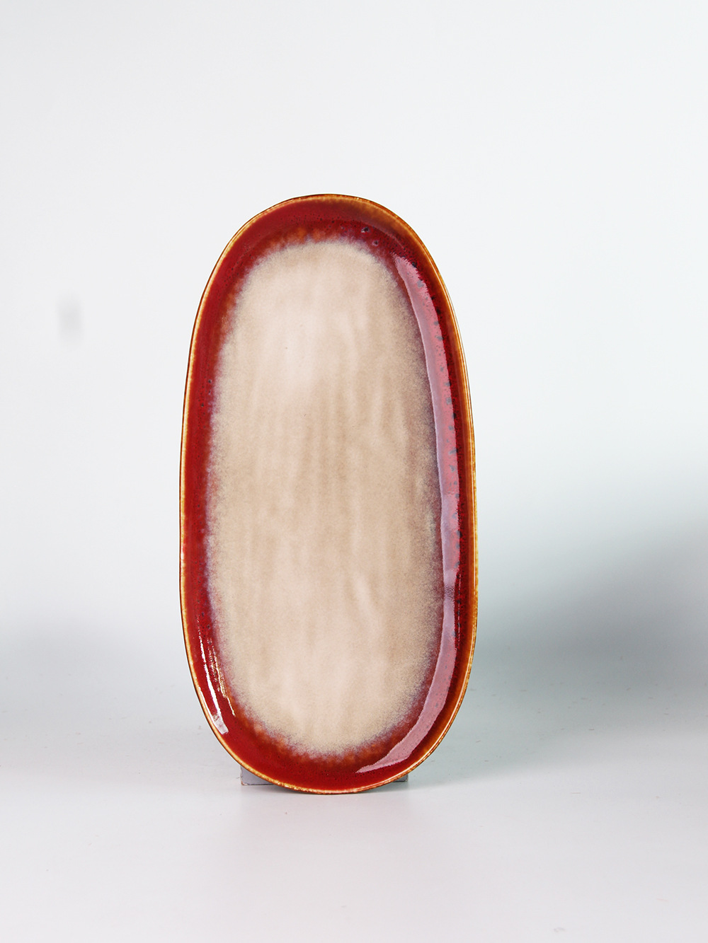 Serie de miel de estilo japonés plato de cerámica para el hogar Hotel plato de fruta personalizado plato de postre plato de carne occidental plato de pescado plato plano