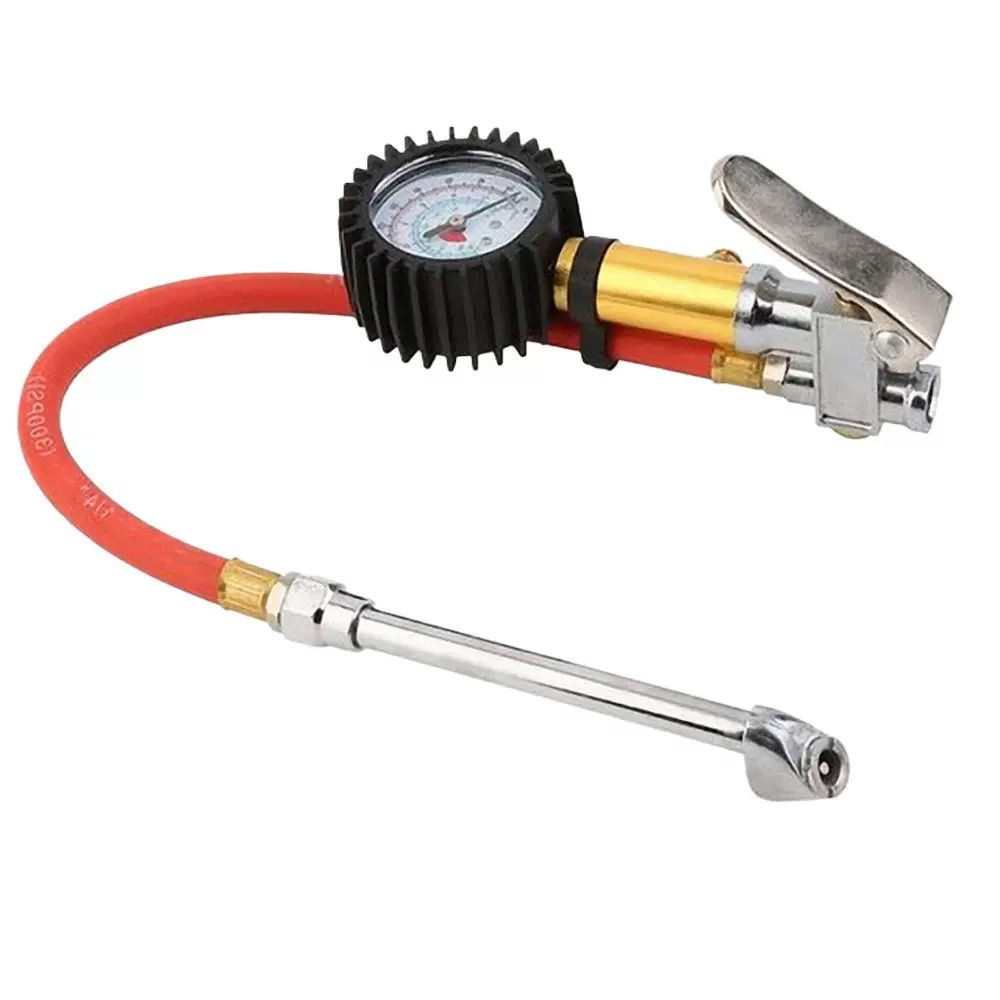 厂家供应高精度汽车握式胎压充气杆式机械式轮胎压力表汽车用品胎