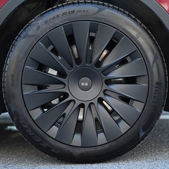 テスラホイールキャップModel yホイールキャップ全縁19インチアップグレード改造スチールリングのタイヤカバーに適しています