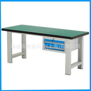 Heavy-Duty Clamp Workbench with Two Drawers, Composite Work Table with a Tabletop Thickness of 50mm, Experimental Model Operating Table