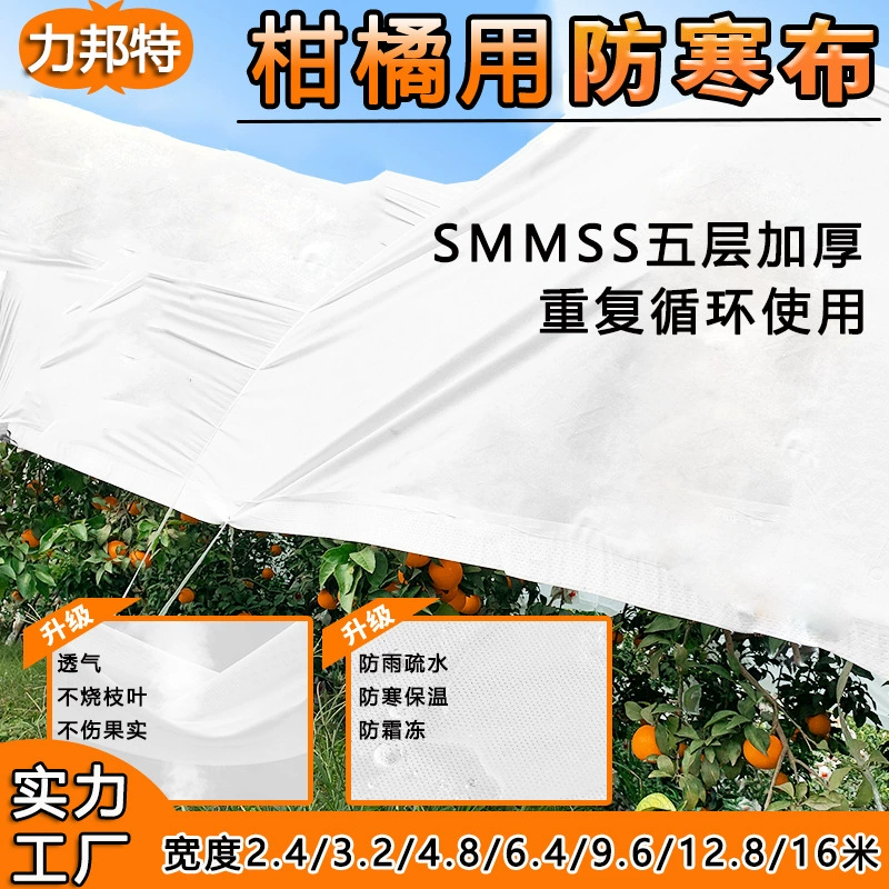 Фруктовое дерево холодостойкая ткань цитрусовый сахар мандарин мандарин дерево теплая, водонепроницаемая и дышащая, морозостойкая, антифризная ткань, новая антифризная пленка