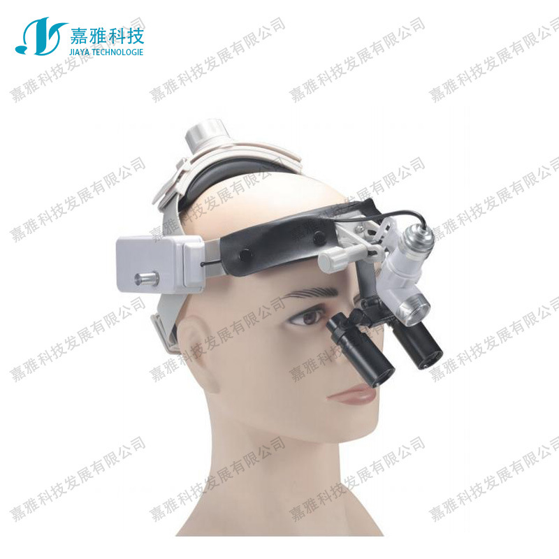 牙科头戴式4-6倍手术放大镜+L型检查灯 耳鼻口腔外科医用放大镜
