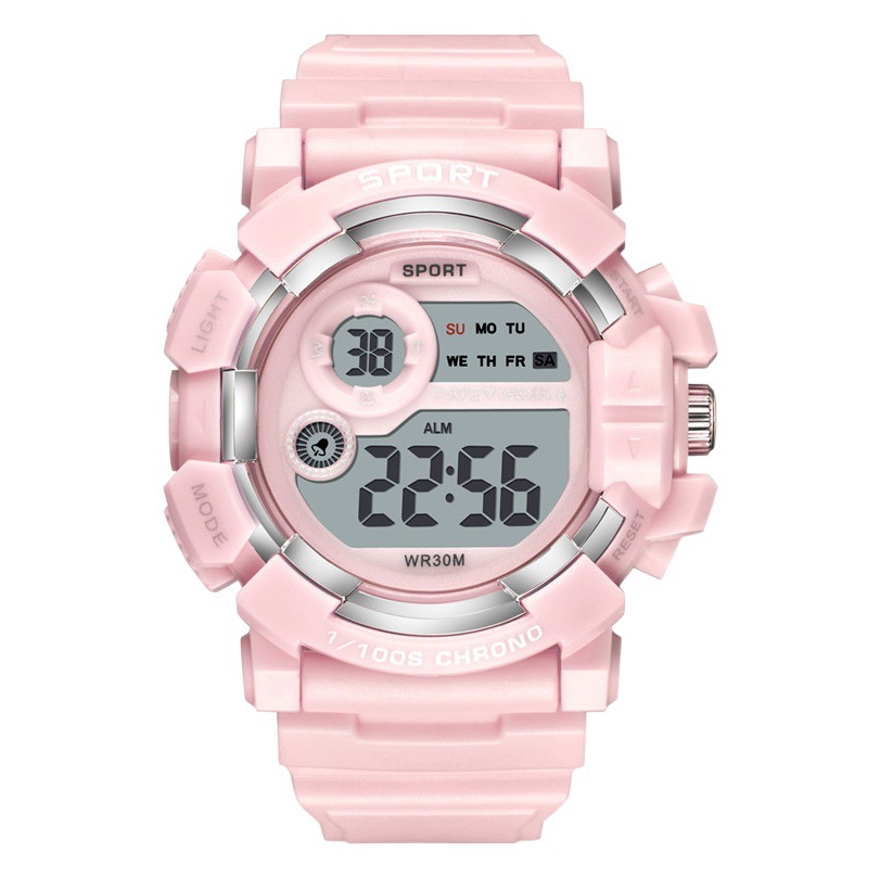 Directo de fábrica multi-funcional hombres y mujeres reloj electrónico estudiante de moda Moda deportes impermeable luminoso deportes reloj de moda femenina