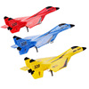 Drone from foam with light, airplane model, fighter, glider with fixed wing for charger