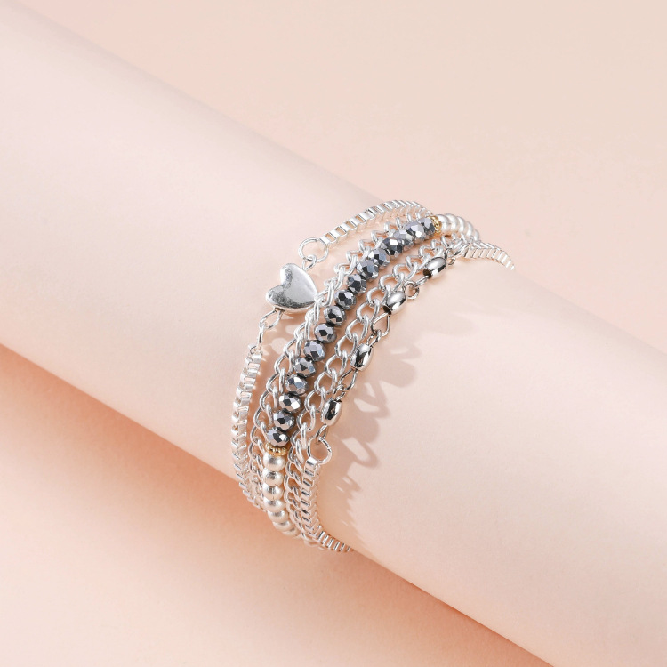 Wholesale Jewelry Wide Side Magnetic Clasp Multi-layer Bracelet Nihaojewelry display picture 4