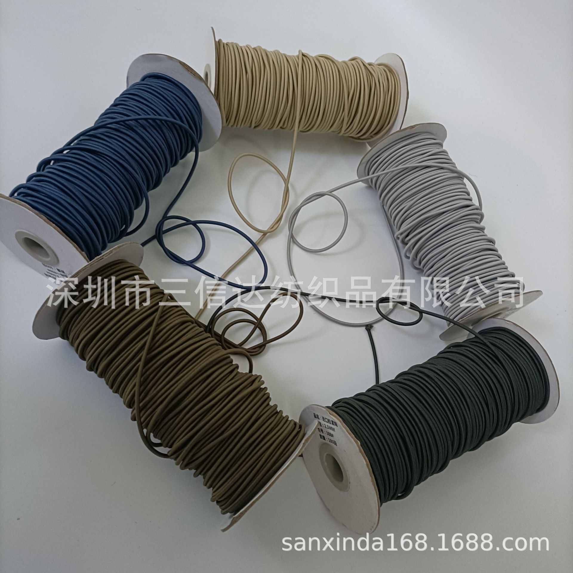 广东深圳 印字松紧带 手婉带 弹性 弹力橡皮筋 捆绑带(图)