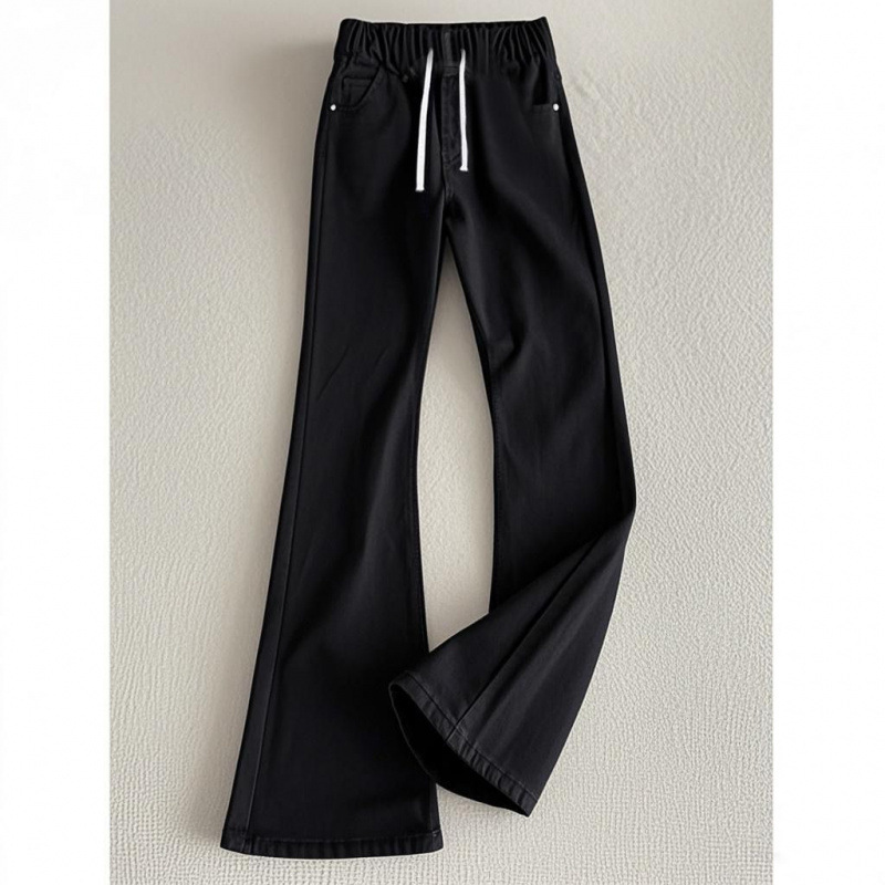(black slightly flared)/drawstring style