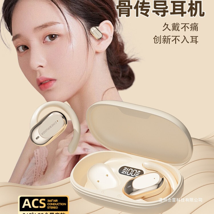Wireless Bluetooth Earphones, Ear-Hook Style, Open Design, Not In-Ear, 2024 New Model, Sports Noise Reduction, Ultra-Long Battery Life, Large Battery Capacity Wireless Bluetooth Earphones, Ear-Hook Style, Open Design, Not In-Ear, 2024 New Model, Sports Noise Reduction, Ultra-Long Battery Life, Large Battery Capacity