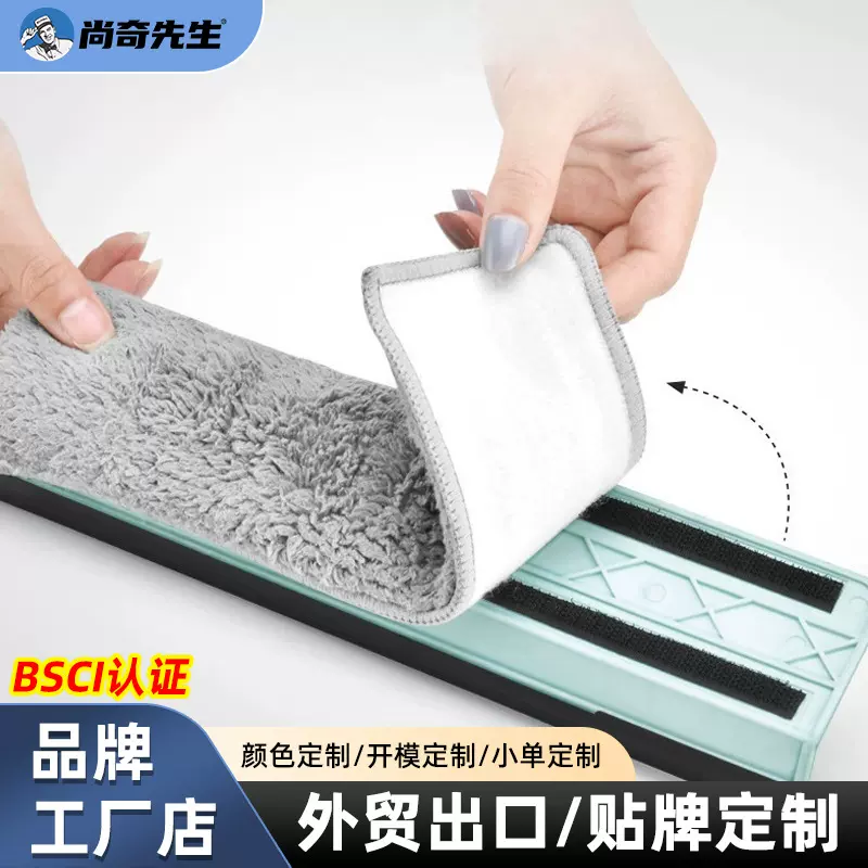 旋转拖把头桶拖把配件干湿两用吸水墩布头白色棉线拖布头替换棉头