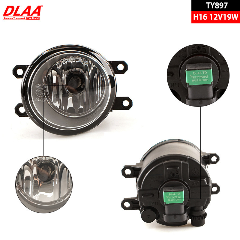 Aplicable a TOYOTA 16 / 17 / 18 nuevo modelo RAV4 Rongfang conjunto de lámpara de niebla delantera lámpara de niebla diurna lámpara de barra de luz
