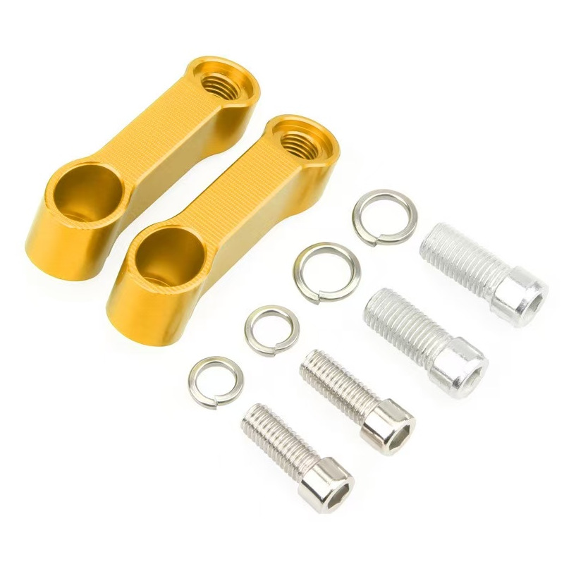 Motorcycle and Electric Vehicle Modified Reflector Mirror Bracket, Rearview Mirror Extension and Widening Bracket Accessories