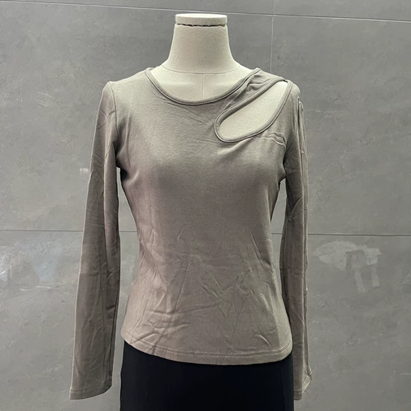 Флисовый эластичный базовый лонгслив-подходящий к телу лонг-с sleeves?