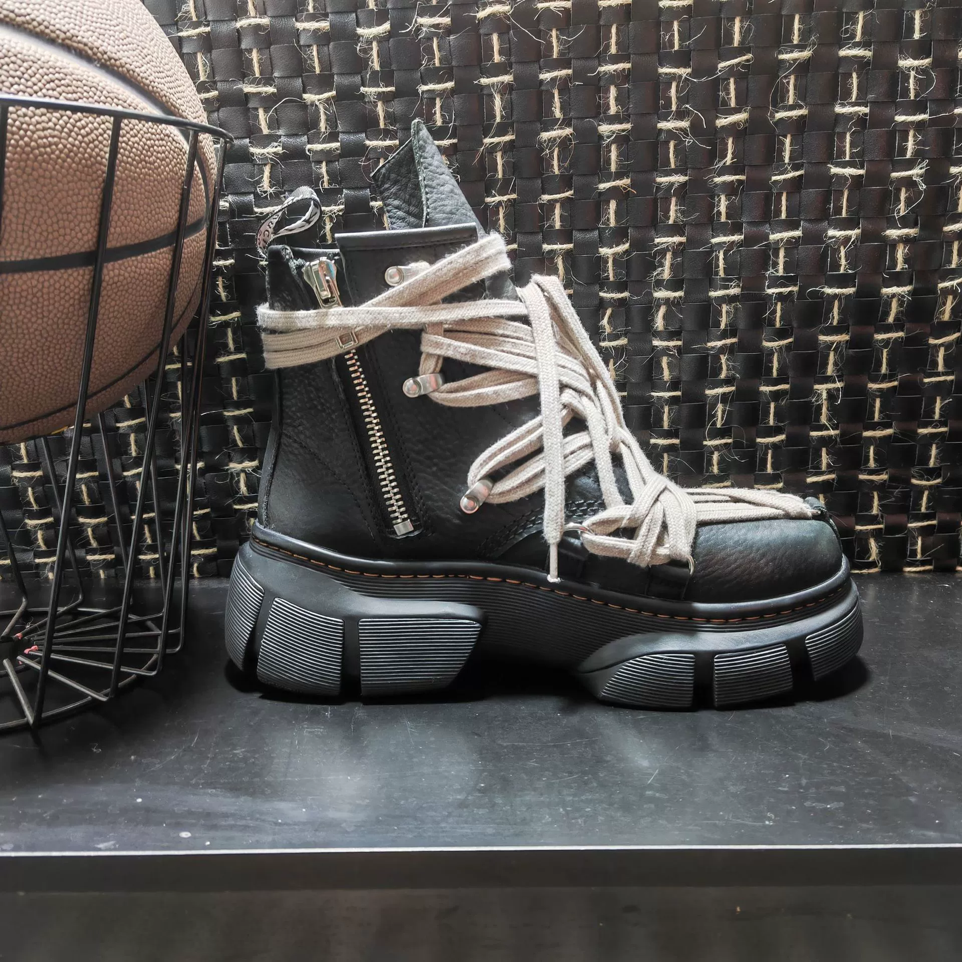 RO высокий бан кекс короткие сапоги мумия сумасшедшие ремешки