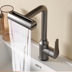 スマート滝出水洗面器洗面器蛇口冷熱洗面器浴室トイレ共通洗面器蛇口