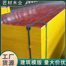 竹胶板建筑模板户外防水加厚木板工地用桥梁工程木工板红板清水板