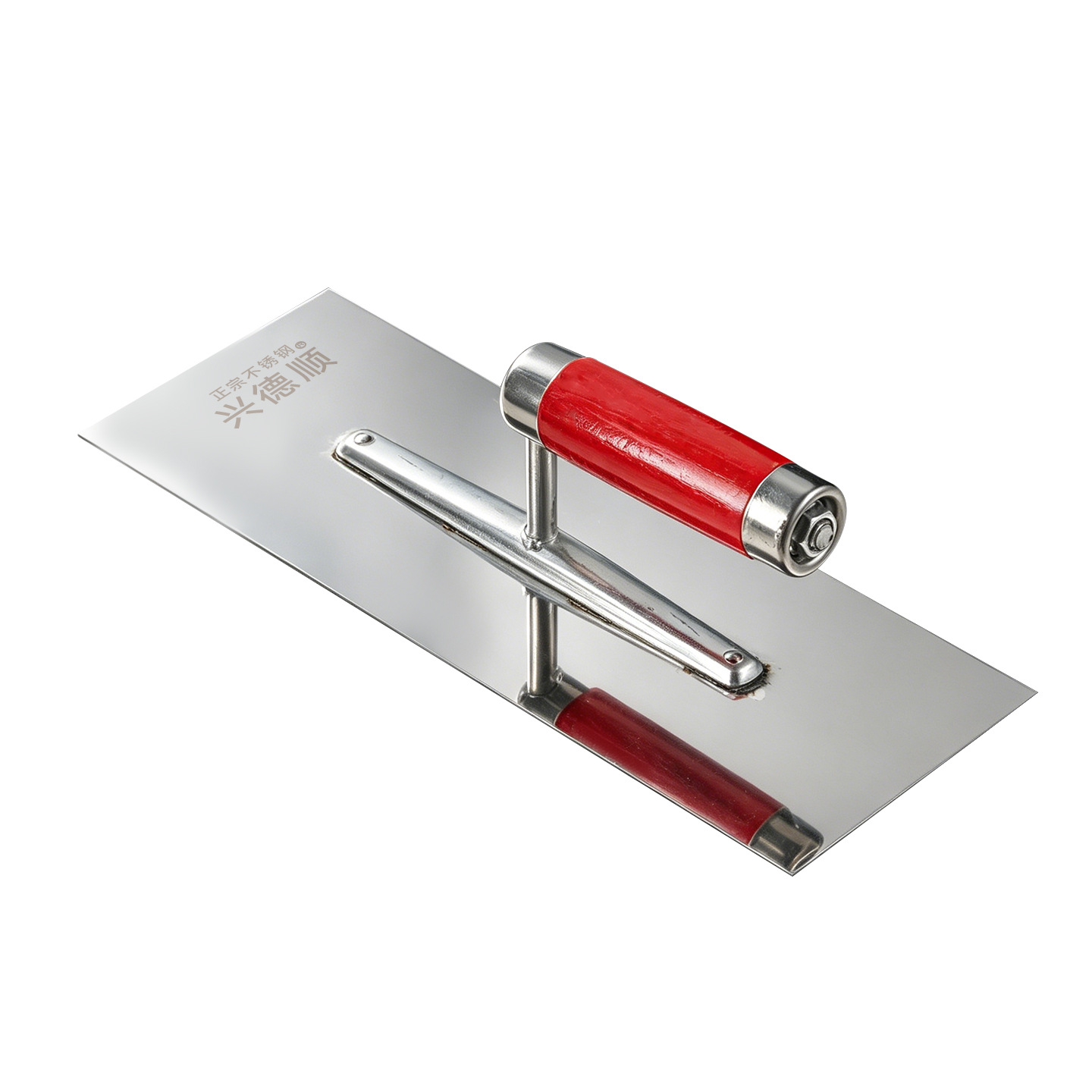 Tablero de barro de acero inoxidable, tablero de hierro sin clavos, raspador de pared grande, cuchillo de yeso, herramienta de albañil, fabricante de tapete grande de pared de polvo gris