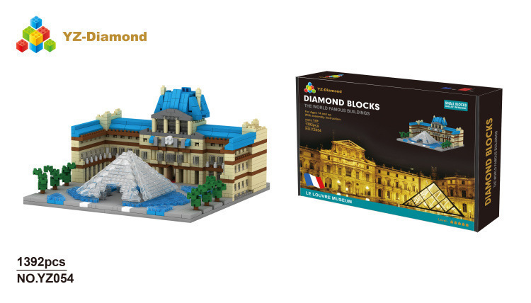 Weili pequeñas partículas de montaje de bloques de construcción de juguete Castillo París Torre Gran Muralla mundo creativo famoso edificio modelo de la serie