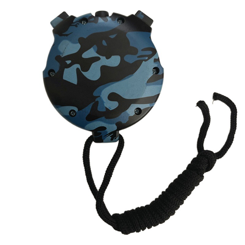 Camouflage military watch single memory stopwatch student military training running fitness training coach referee electronic timer