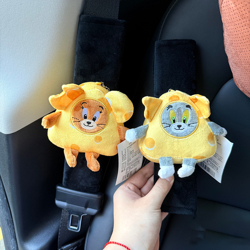 Protector de Hombro para Cinturón de Seguridad de Peluche para Auto