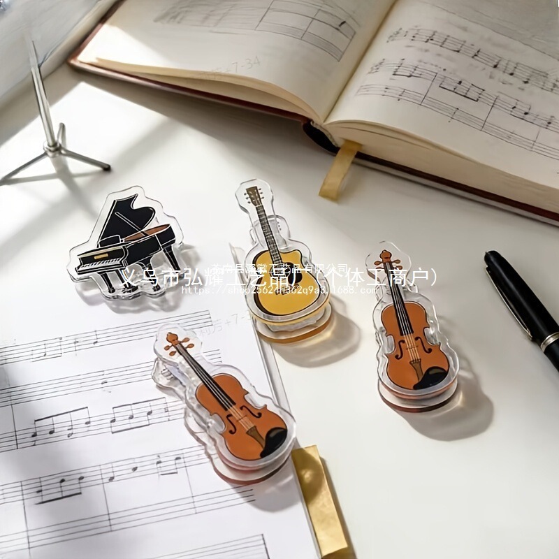 Piano Sheet Music Clip, Musical Instrument, Creative Small Gift Clip, High School Student Book Holder, Accessory, Musical Instrument Note Clip Piano Sheet Music Clip, Musical Instrument, Creative Small Gift Clip, High School Student Book Holder, Accessory, Musical Instrument Note Clip