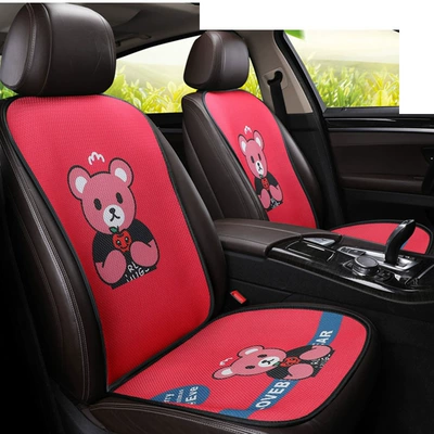 Modelə uyğun (Original) oturacaq örtükləri – Ice Silk Three-Piece Set Seat Cushion - backrest-piece-little-red-bear-default
