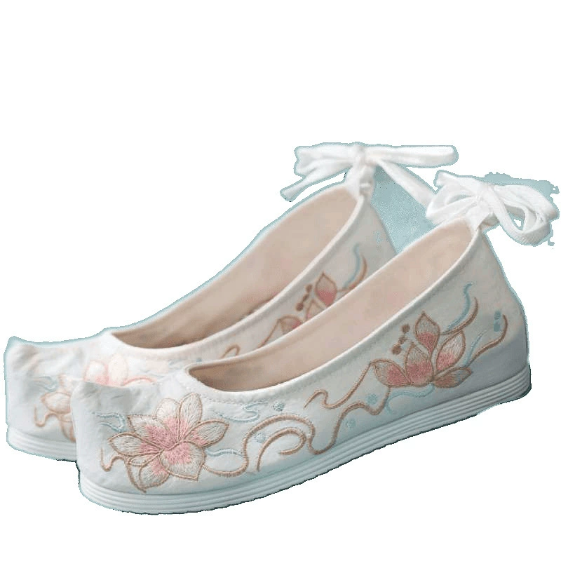 Hanfu, footwear, ethnic slip-ons, shoes, ethnic style