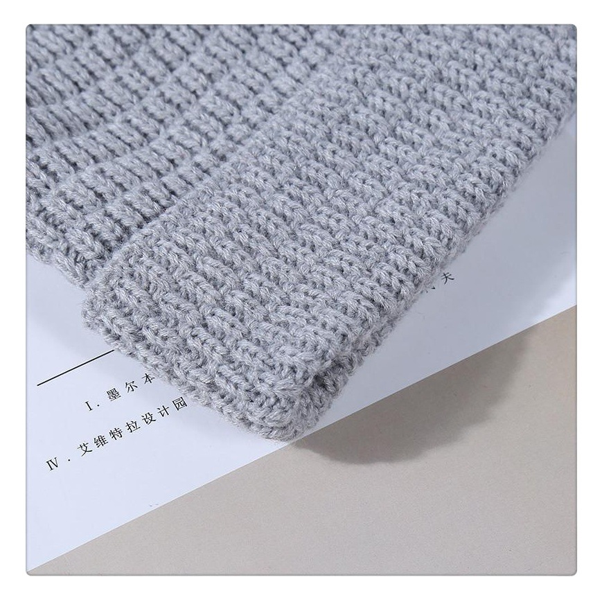 Fabricante transfronterizo sombrero de punto jacquard twist de doble capa más terciopelo invierno cálido gorro de sandía gorro de lana