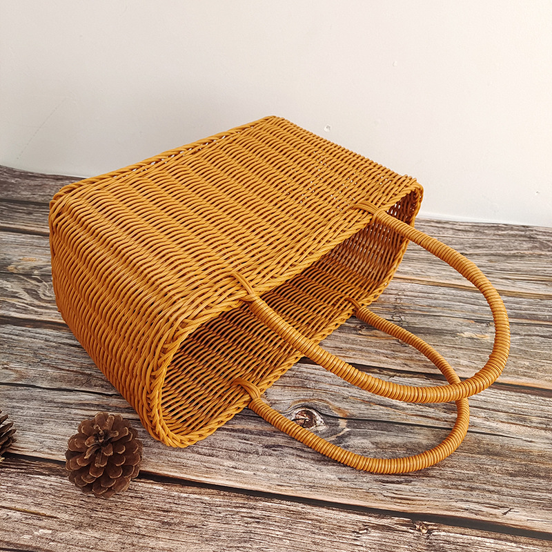 Duro mano cesta longitud 36*19 * altura total 35 peso sobre 345G