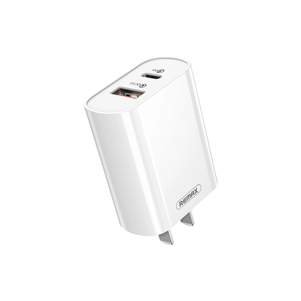 Зарядное устройство Remax Simple серии QC PD18w быстрая зарядка с портом Type-C, адаптер зарядки USB для мобильного телефона