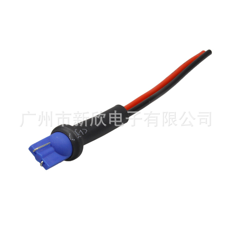 Tiankun transfronterizo de suministro caliente T10 conector con alambre 5W adecuado para coche ancho luz macho Enchufe europeo y americano Venta caliente