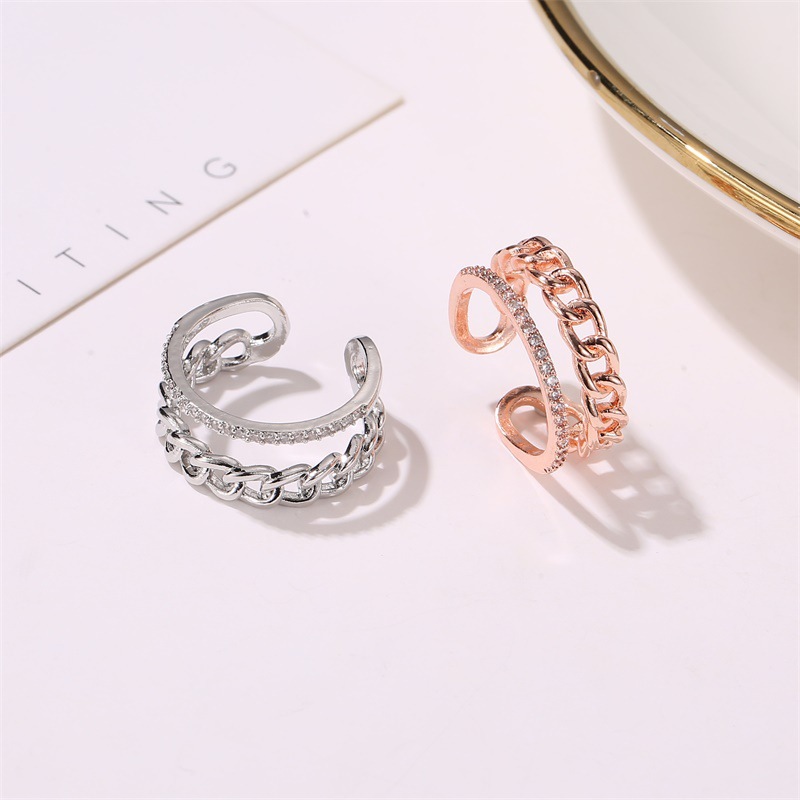 2g Weight Gold Plated Plating Material Artificial Gemstones Inlay Material Festival Occasion Copper Material Geometric Pattern Women'S Gender Simple Style Style Gold Color Copper Geometric Artificial Gemstones Copper Rings 8
