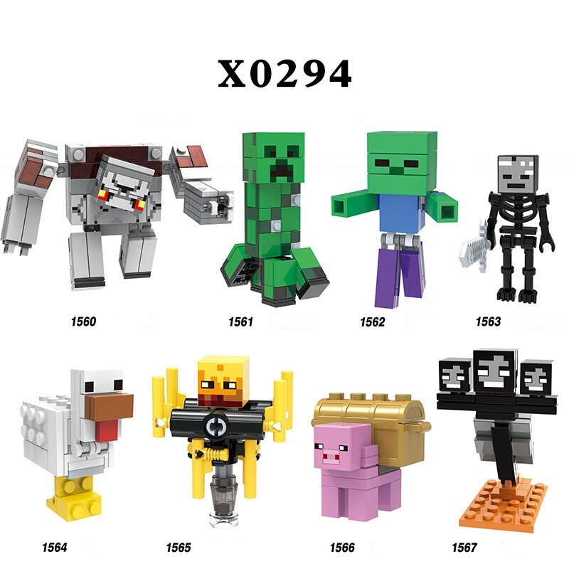 Foreign Trade Goods X0294 World Series Educational Assembled Building Blocks Minifigure Toys Opp Bag