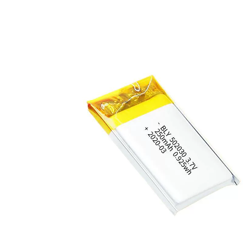 Сертификация литиевой батареи завершена 502030 производитель 250 мАч игрушечный косметический инструмент лампа цифровые весы полимерная литиевая батарея