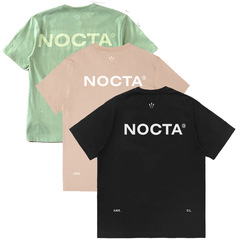 25SS 外国貿易春夏共同ブランド NOCTA 男女兼用半袖 Tシャツ 綿 100% ラウンドネック ルーズ アウトドア トップス