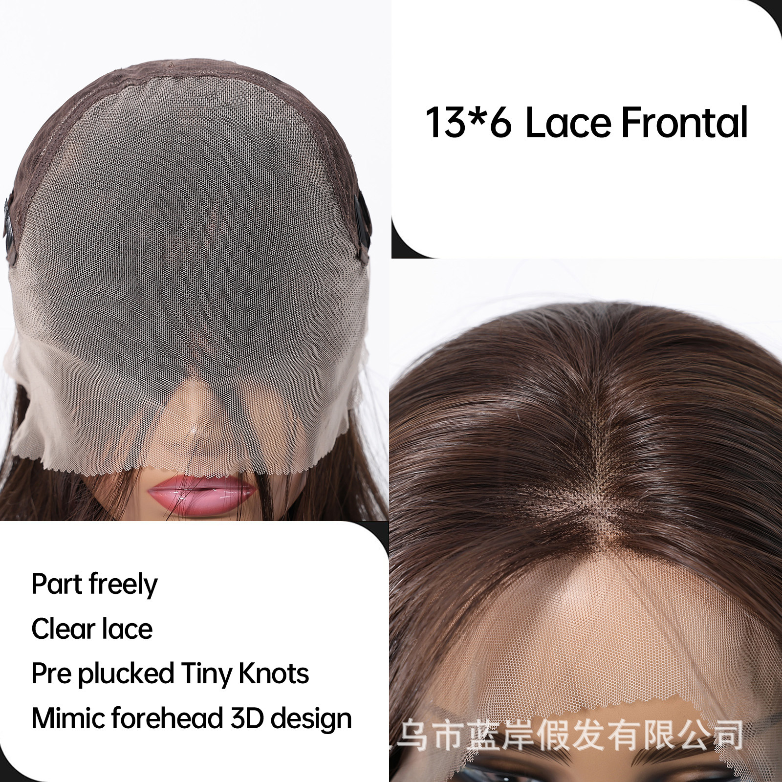 Nuevo 13*6 encaje de área grande con cubierta completa hasta los hombros negro marrón natural y realista seda mate de alta temperatura lace wig