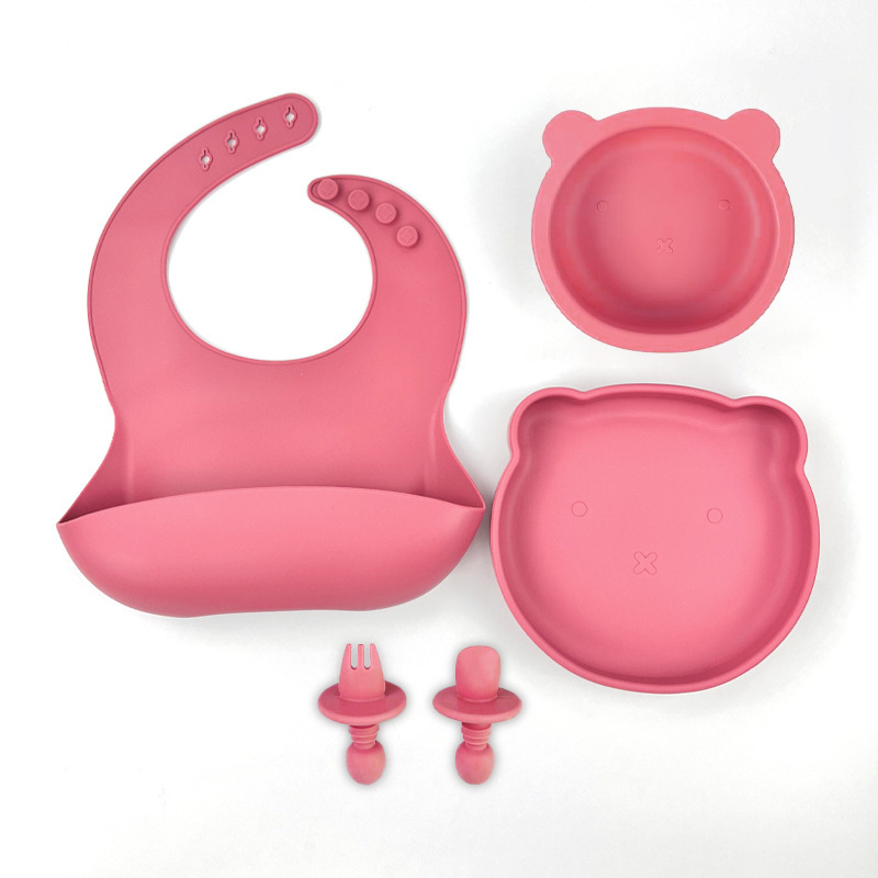 Brick Red (juego de cuatro piezas de oso)