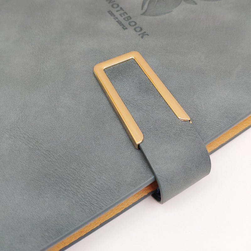 现货仿古铜标牌笔记本带夹配件五金搭扣日记本文具带扣磁铁扣辅料