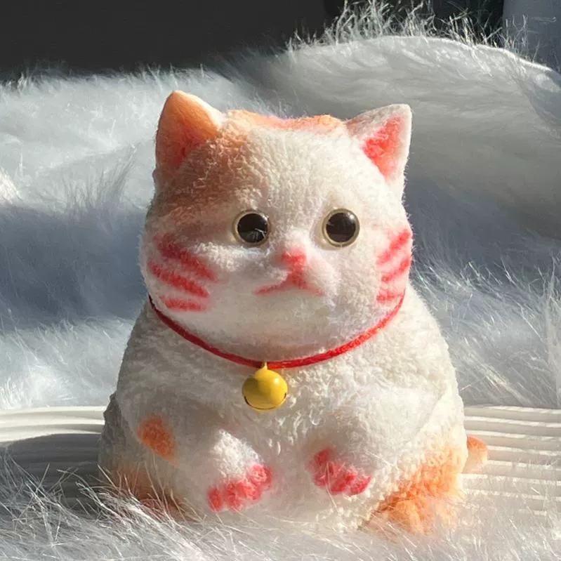 Реалистичная слизь, милый большой игрушка, нетоксичная кукла, котенка, котёнок, антистресс