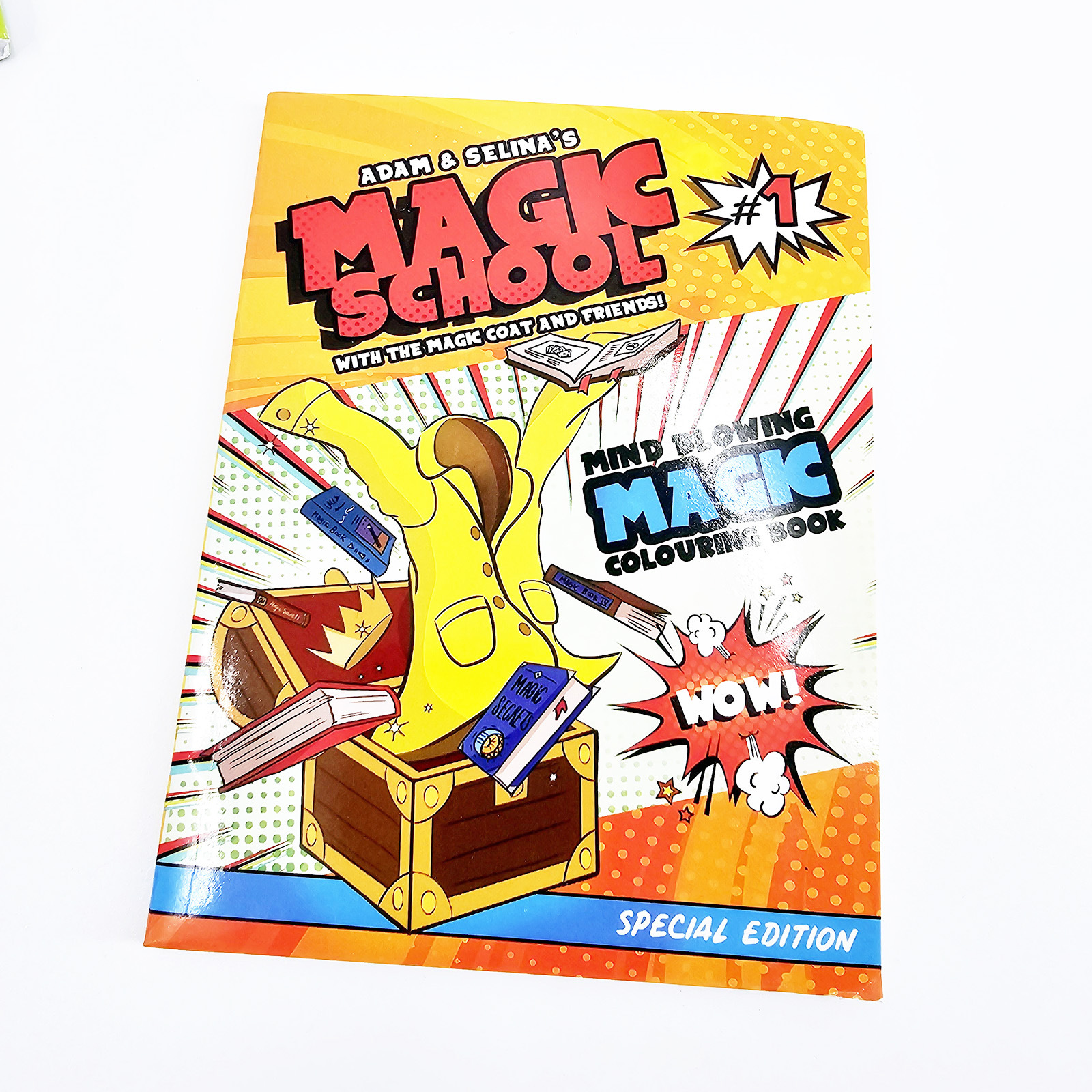 G0801 mini libro de dibujos animados Rey Magia accesorios mágicos libro de animación juguetes para niños