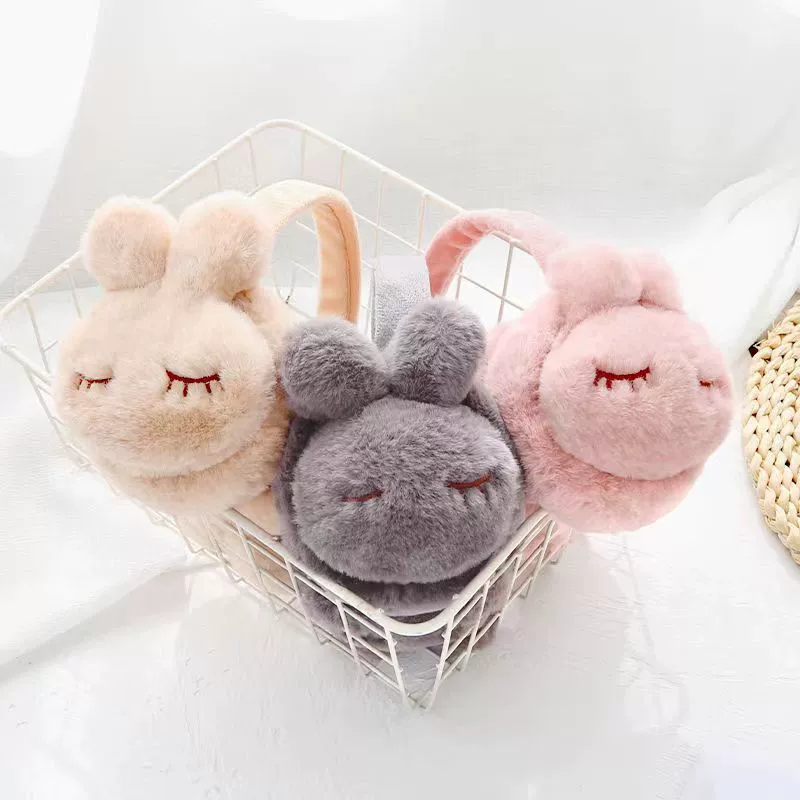Children's cartoon high quality headphones for students, winter soft keep warm earmuffs, ear protection