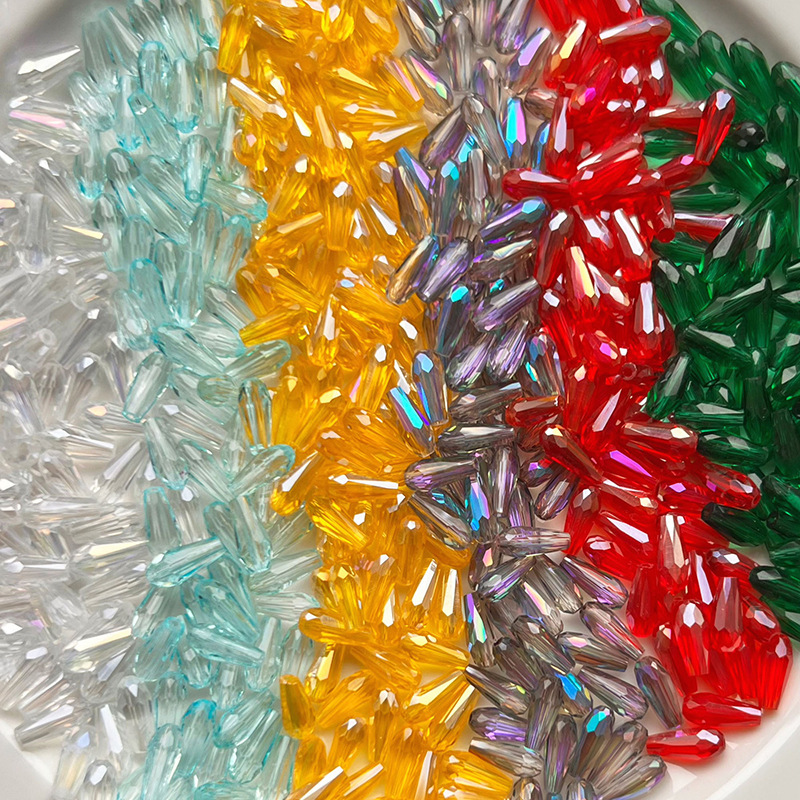 4*9mm water drops mermaid tears diy crystal jewelry accessories glass beads handmade beaded door curtain bead curtain bracelet