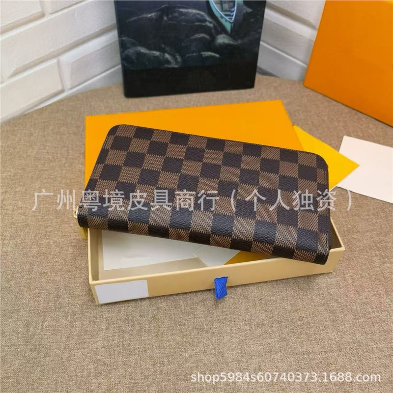 2025新款钱包男女通用两折长款真皮外贸时尚多卡位包百搭流行|undefined