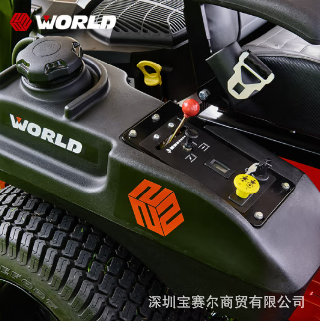 沃得WYZ60零角度60寸草坪除草车WYZ52坐乘式推草车除草车52寸