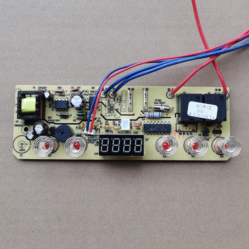 全自动底部上水茶具配件电热烧水壶维修电源五键双炉控制线路主板